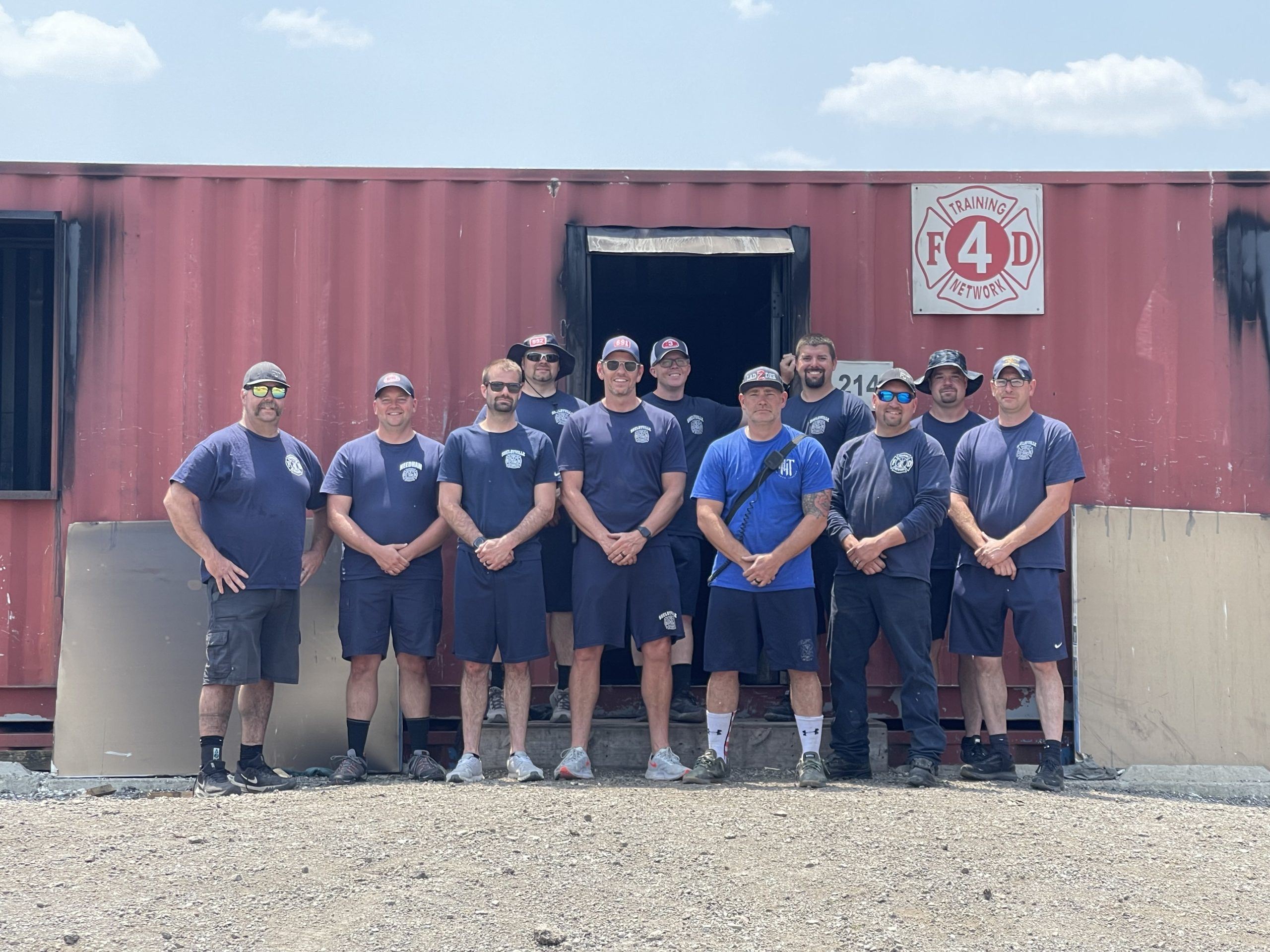 Firefighters Posing for Picture