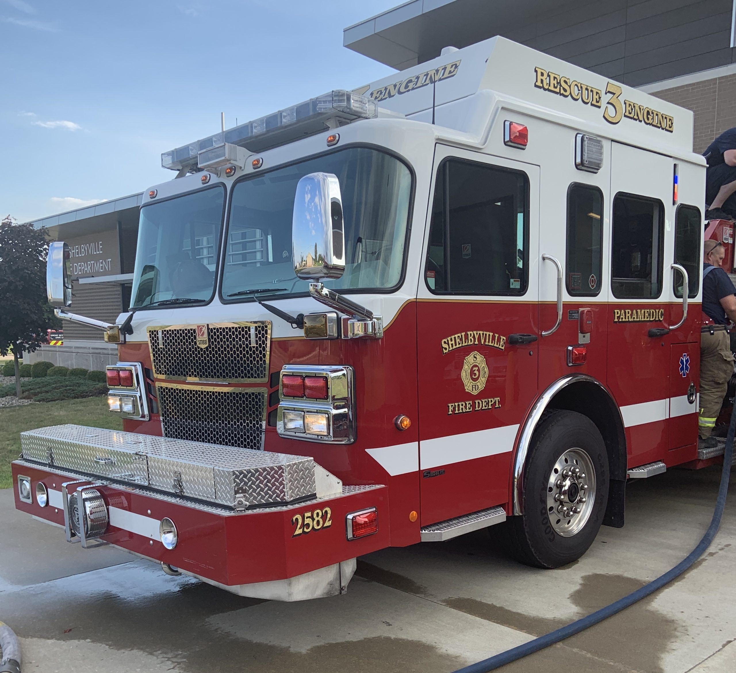 Close Up of Fire Truck