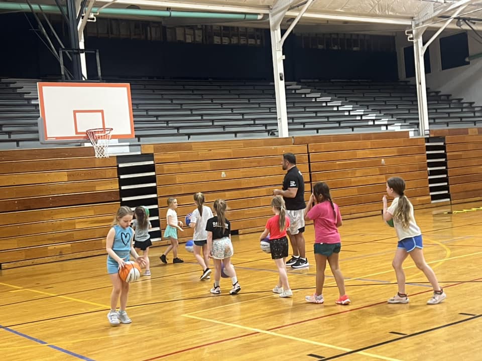 Girls Basketball Camp Shooting